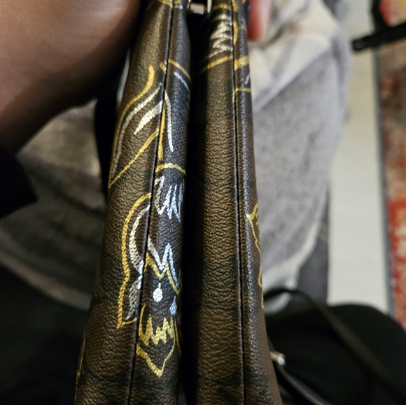 Coach Mia Crossbody bag Chestnut Brown with Metallic Tulips - Picture 11 of 12